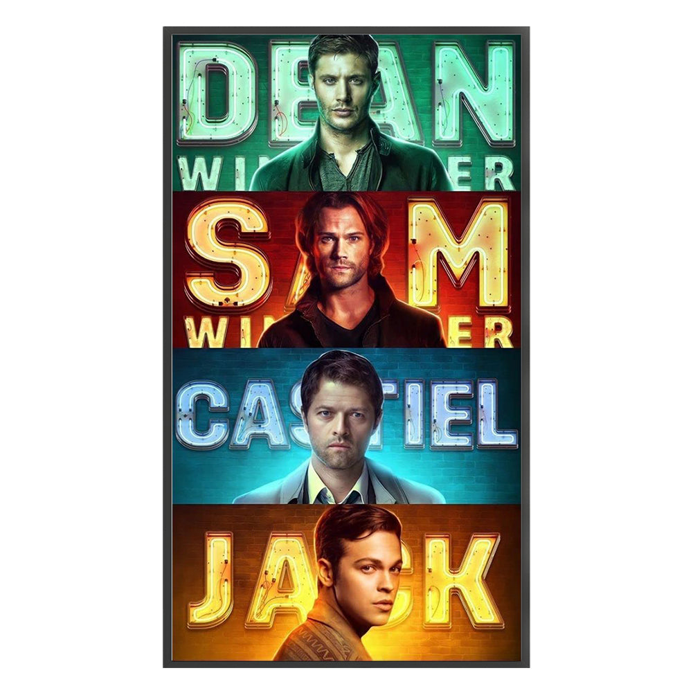 Supernatural - 11CT Stamped Cross Stitch 40*70CM