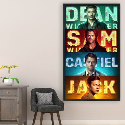 Supernatural - 11CT Stamped Cross Stitch 40*70CM