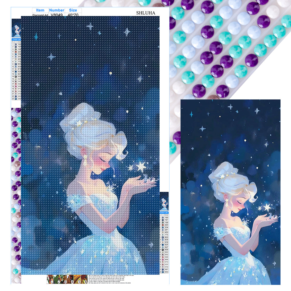 Sleeping Disney Princess - Full Round Drill Diamond Painting 40*70CM