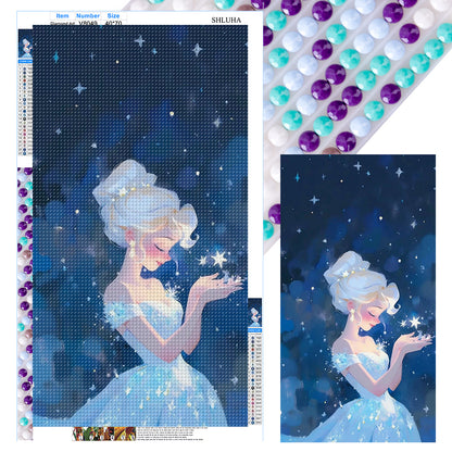 Sleeping Disney Princess - Full Round Drill Diamond Painting 40*70CM