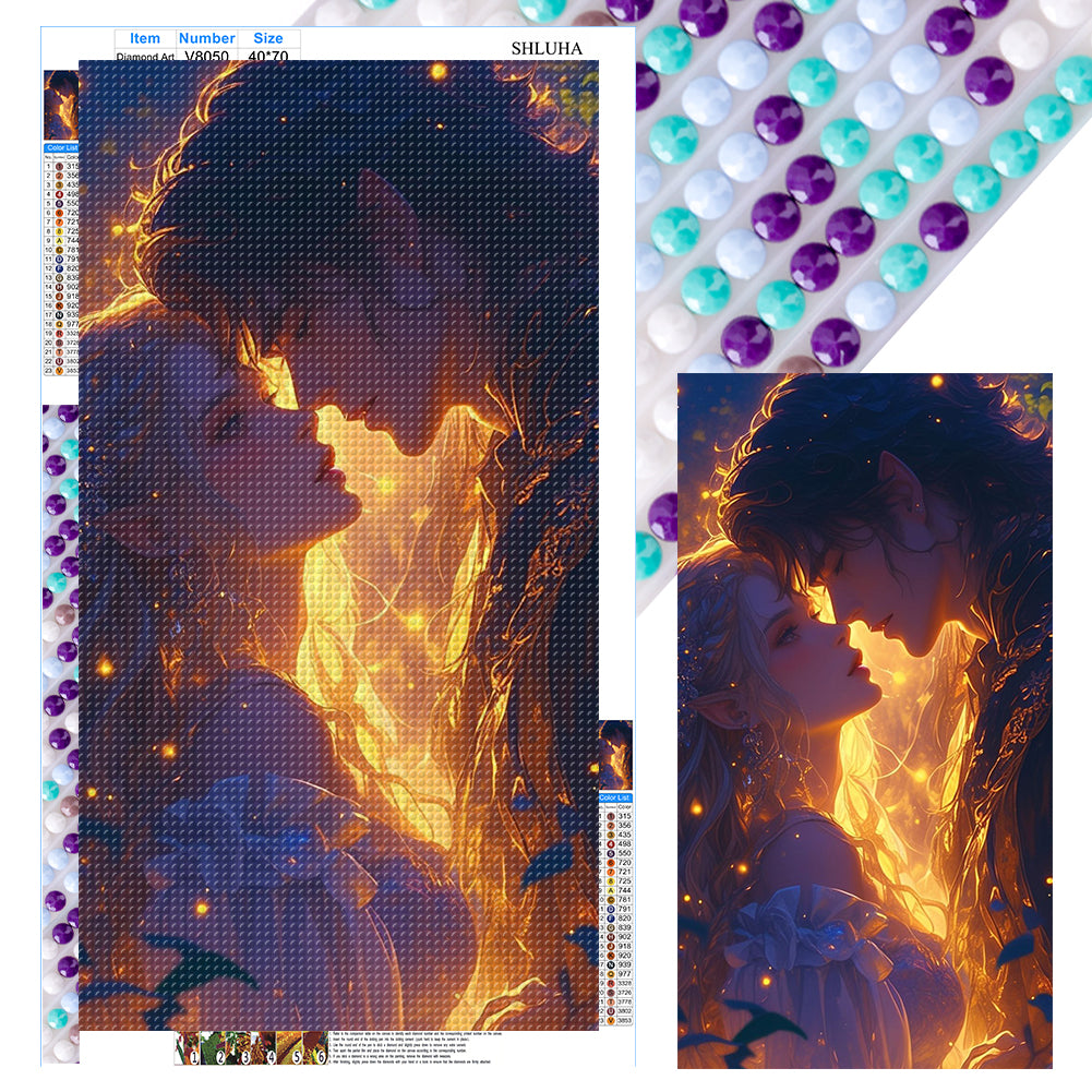 Fantasy Female Warrior - Full Round Drill Diamond Painting 40*70CM