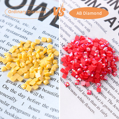 Little Dragon In The Book - Full AB Square Drill Diamond Painting 40*50CM