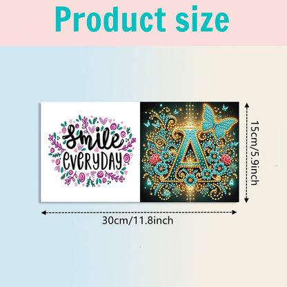 6PCS DIY Rhinestone Diamond Art Mosaic Postcards for Festivals and Celebrations