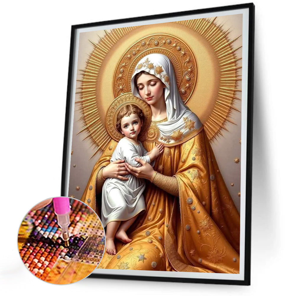 Madonna - Full Round Drill Diamond Painting 30*40CM