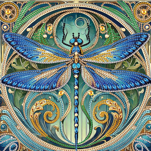 Dragonfly - Special Shaped Drill Diamond Painting 30*30CM
