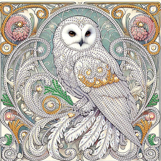 Owl - Special Shaped Drill Diamond Painting 30*30CM