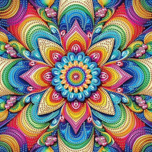 Mandala - Special Shaped Drill Diamond Painting 30*30CM