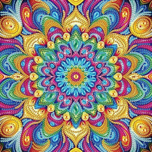 Mandala - Special Shaped Drill Diamond Painting 30*30CM