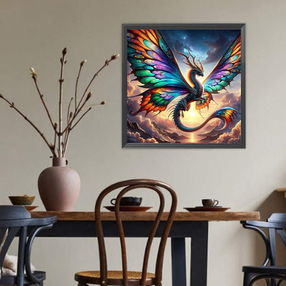 Mythical Beast Pterosaur - Full Round Drill Diamond Painting 40*40CM