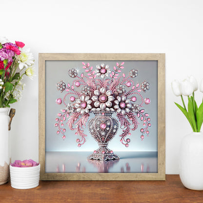 Gem Vase - Special Shaped Drill Diamond Painting 30*30CM