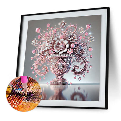Gem Vase - Special Shaped Drill Diamond Painting 30*30CM