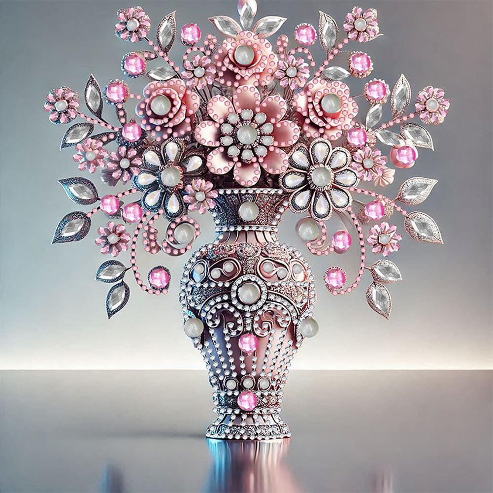 Gem Vase - Special Shaped Drill Diamond Painting 30*30CM