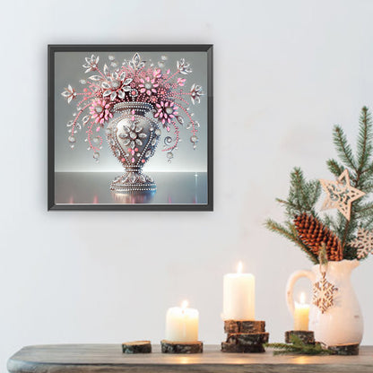 Gem Vase - Special Shaped Drill Diamond Painting 30*30CM