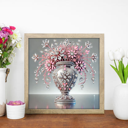 Gem Vase - Special Shaped Drill Diamond Painting 30*30CM