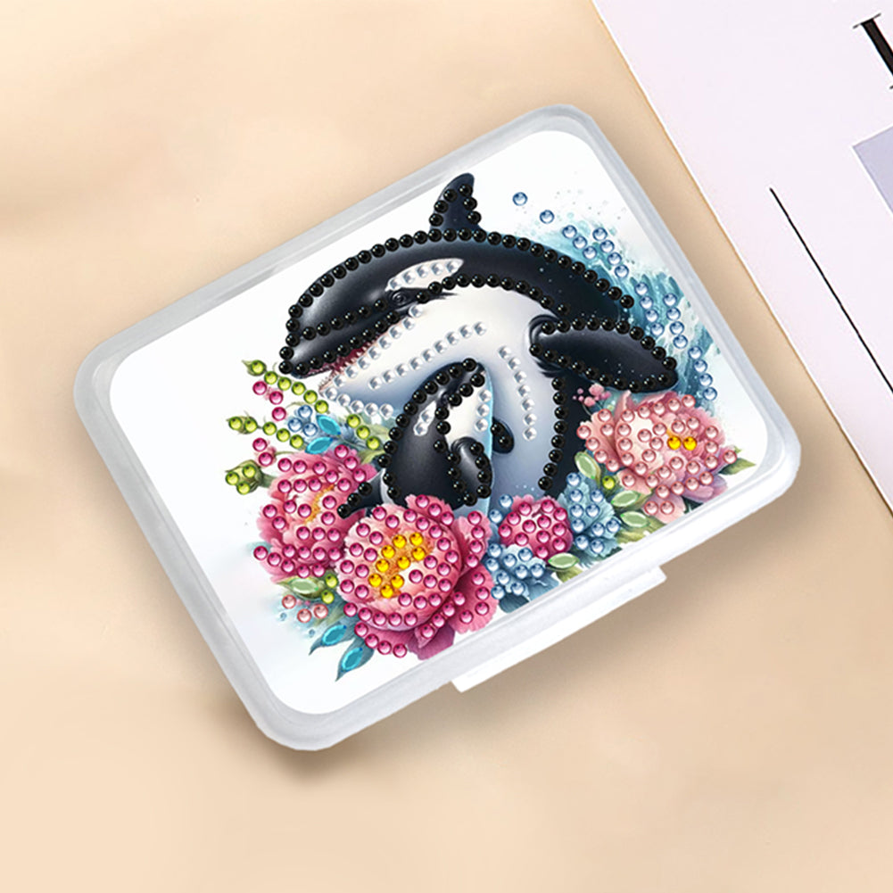 Animals Pill Storage Box Diamond Painting Pill Case Pill Dispenser for Art Craft