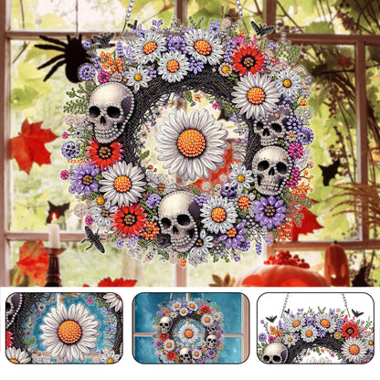 2D Flat Acrylic DIY Hanging Diamond Art Kits Special Shape Wall Door Decoration
