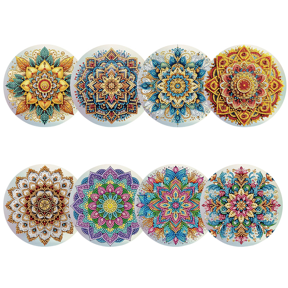 12PCS DIY Diamond Art Greeting Cards Xmas Designs for Festivals and Celebrations