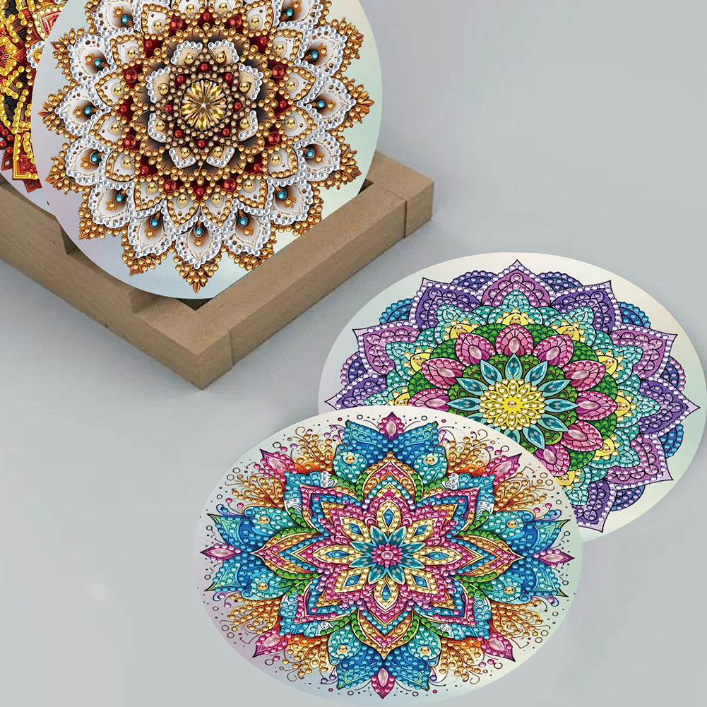 12PCS DIY Diamond Art Greeting Cards Xmas Designs for Festivals and Celebrations