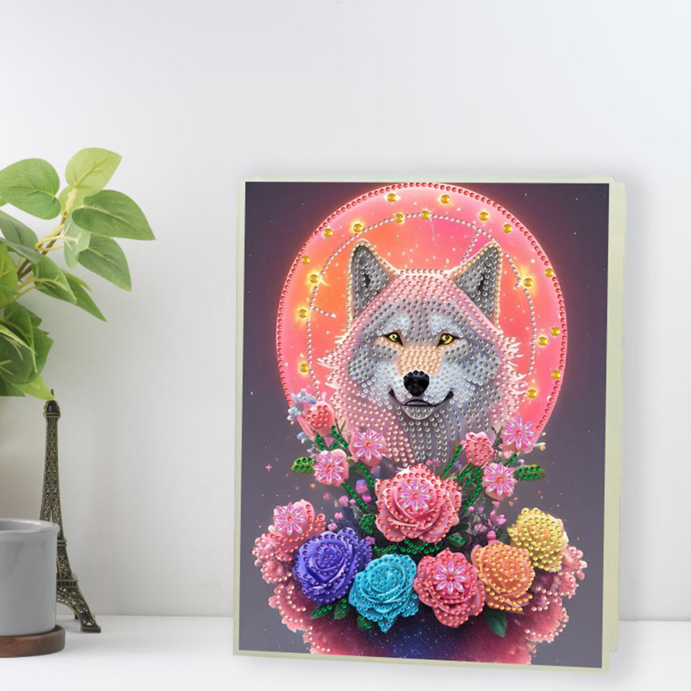 DIY Special Shaped Diamond Painting Notebook 50 Pages A5 Diamond Art Diary Book
