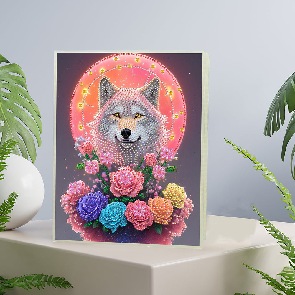 DIY Special Shaped Diamond Painting Notebook 50 Pages A5 Diamond Art Diary Book