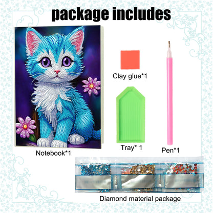 DIY Special Shaped Diamond Painting Notebook 50 Pages A5 Diamond Art Diary Book