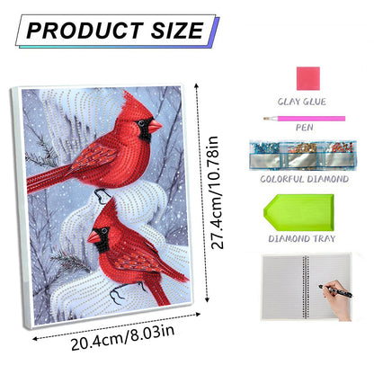 DIY Special Shaped Diamond Painting Notebook 50 Pages A5 Diamond Art Diary Book