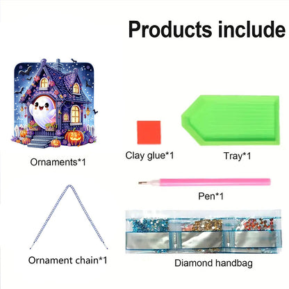 2D Flat DIY Diamond Art Pendant Diamond Painting Set Home Wall Decoration Crafts
