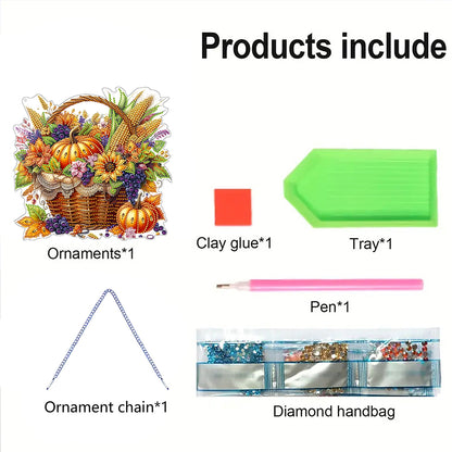 2D Flat DIY Diamond Art Pendant Diamond Painting Set Home Wall Decoration Crafts