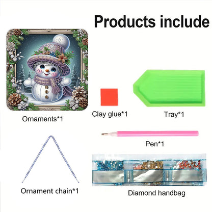 2D Flat DIY Diamond Art Pendant Diamond Painting Set Home Wall Decoration Crafts