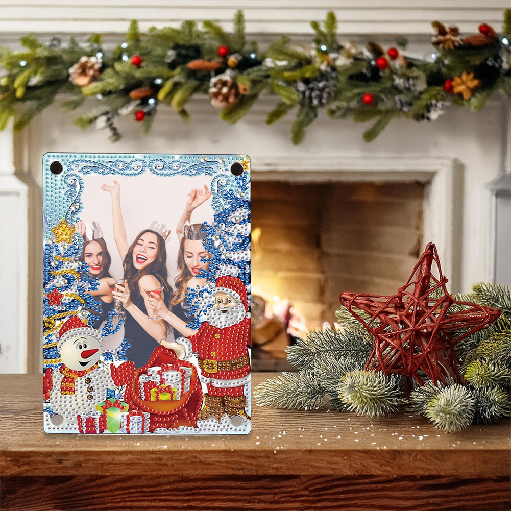 Christmas Special Shaped Diamond Painting Photo Frame for Home Office Decor