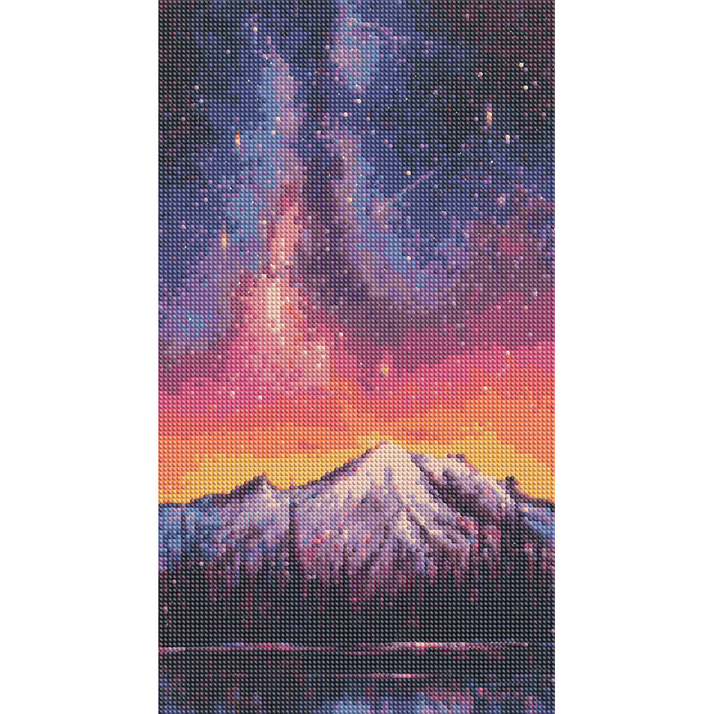 Aurora Peak - Full Round Drill Diamond Painting 30*50CM