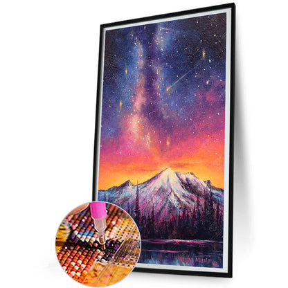 Aurora Peak - Full Round Drill Diamond Painting 30*50CM