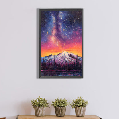 Aurora Peak - Full Round Drill Diamond Painting 30*50CM
