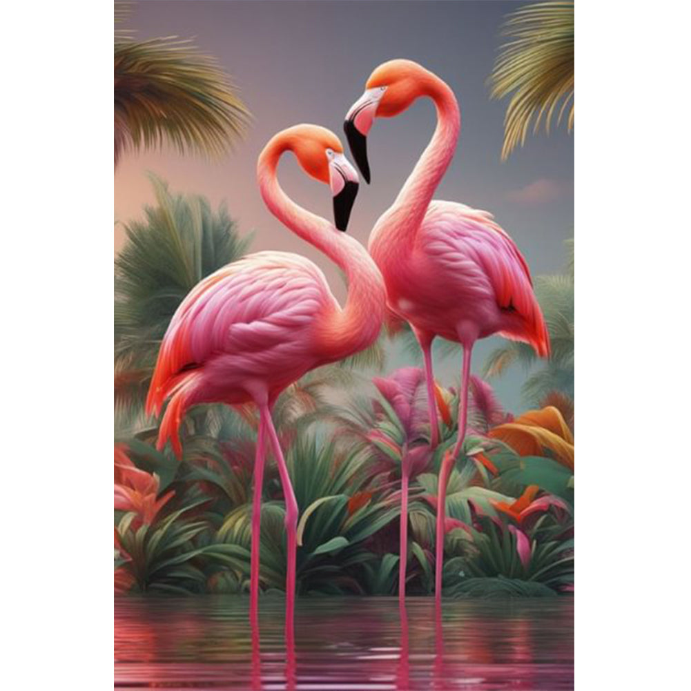 Flamingo - Full Round Drill Diamond Painting 40*60CM