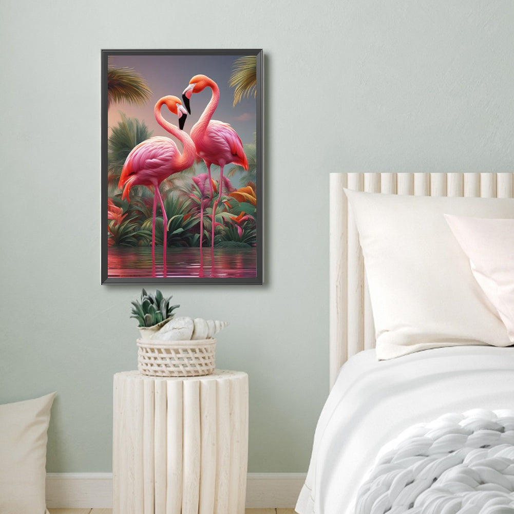 Flamingo - Full Round Drill Diamond Painting 40*60CM