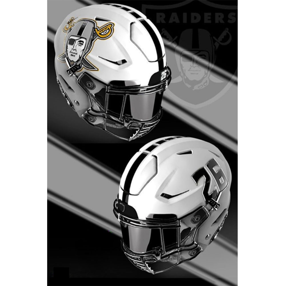 Las Vegas Raiders Logo - Full Round Drill Diamond Painting 40*60CM