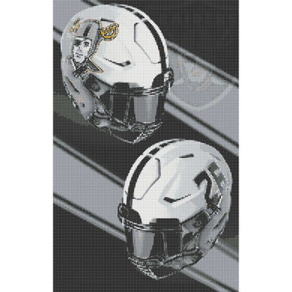 Las Vegas Raiders Logo - Full Round Drill Diamond Painting 40*60CM