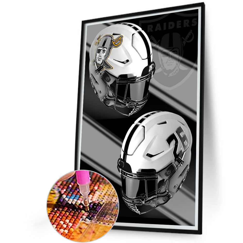 Las Vegas Raiders Logo - Full Round Drill Diamond Painting 40*60CM