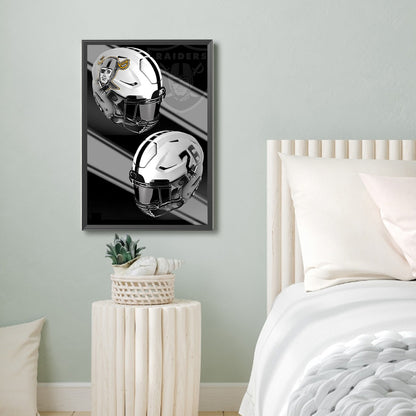 Las Vegas Raiders Logo - Full Round Drill Diamond Painting 40*60CM