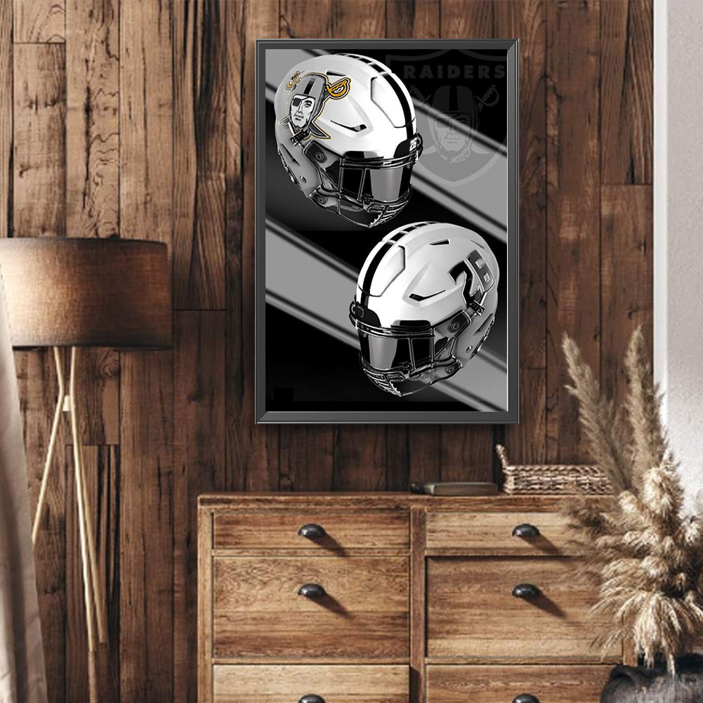Las Vegas Raiders Logo - Full Round Drill Diamond Painting 40*60CM