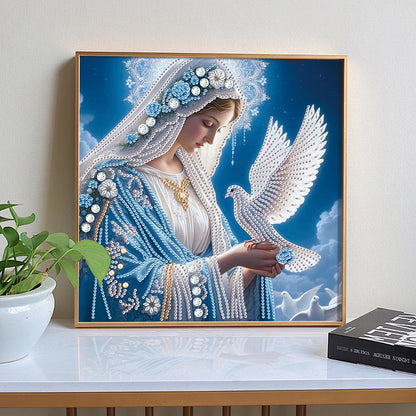 Religion Madonna - Special Shaped Drill Diamond Painting 30*30CM