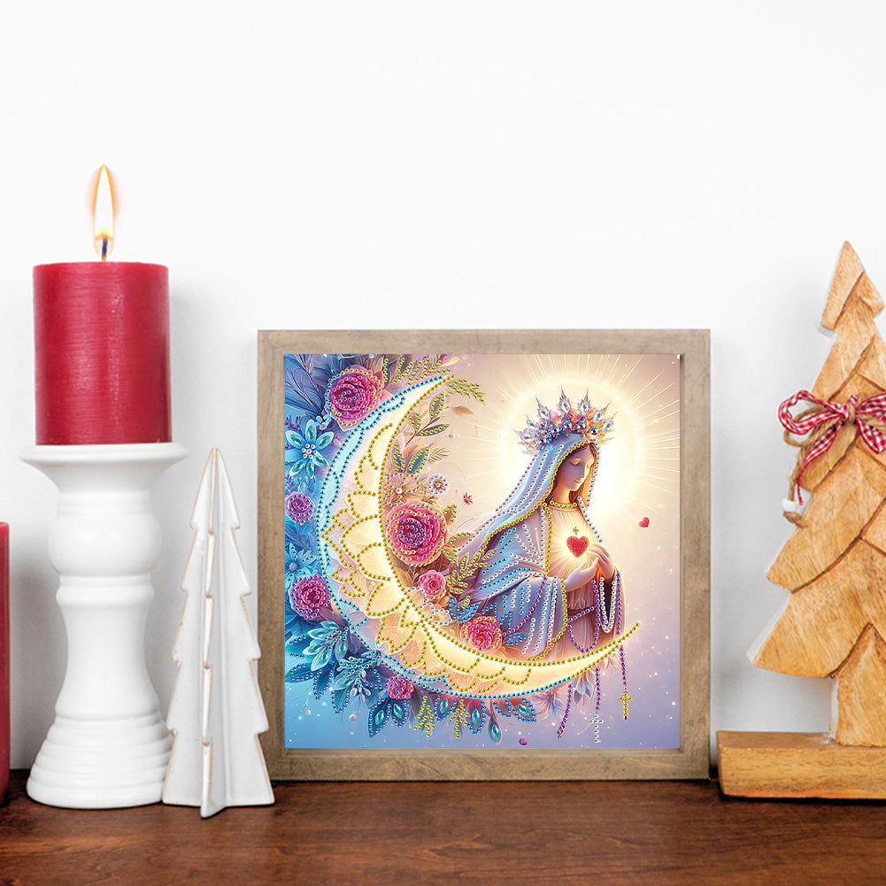 Religion Madonna - Special Shaped Drill Diamond Painting 30*30CM