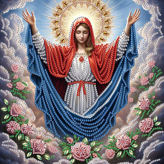 Religion Madonna - Special Shaped Drill Diamond Painting 30*30CM
