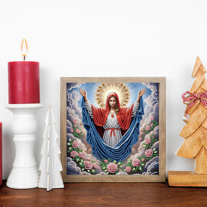 Religion Madonna - Special Shaped Drill Diamond Painting 30*30CM