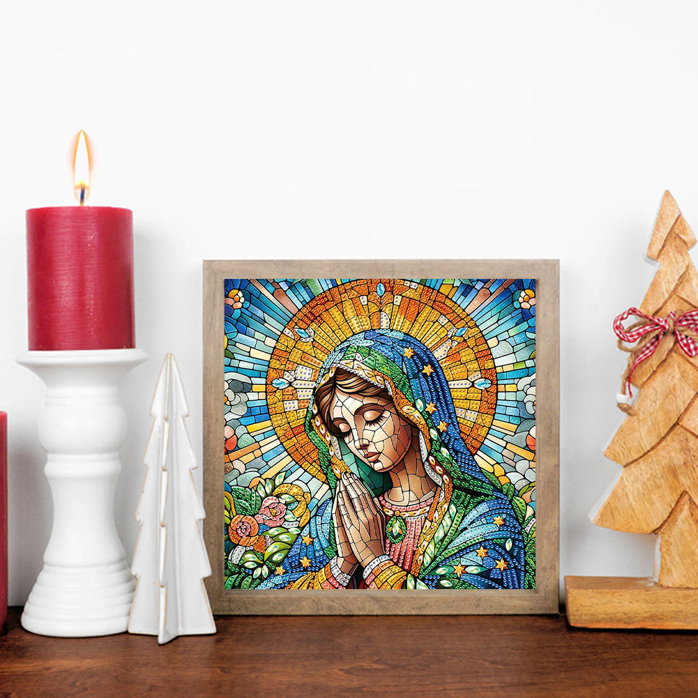 Religion Madonna - Special Shaped Drill Diamond Painting 30*30CM