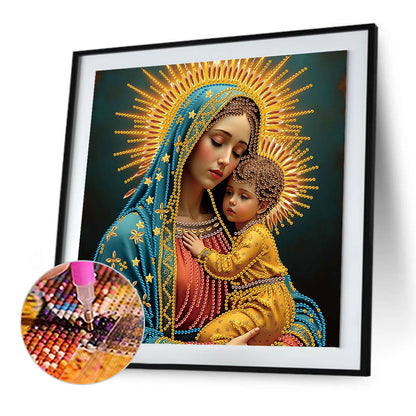 Religion Madonna - Special Shaped Drill Diamond Painting 30*30CM
