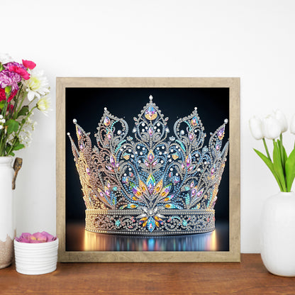 Gorgeous Crown - Special Shaped Drill Diamond Painting 30*30CM