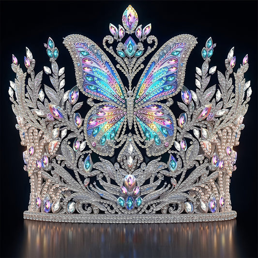 Gorgeous Crown - Special Shaped Drill Diamond Painting 30*30CM