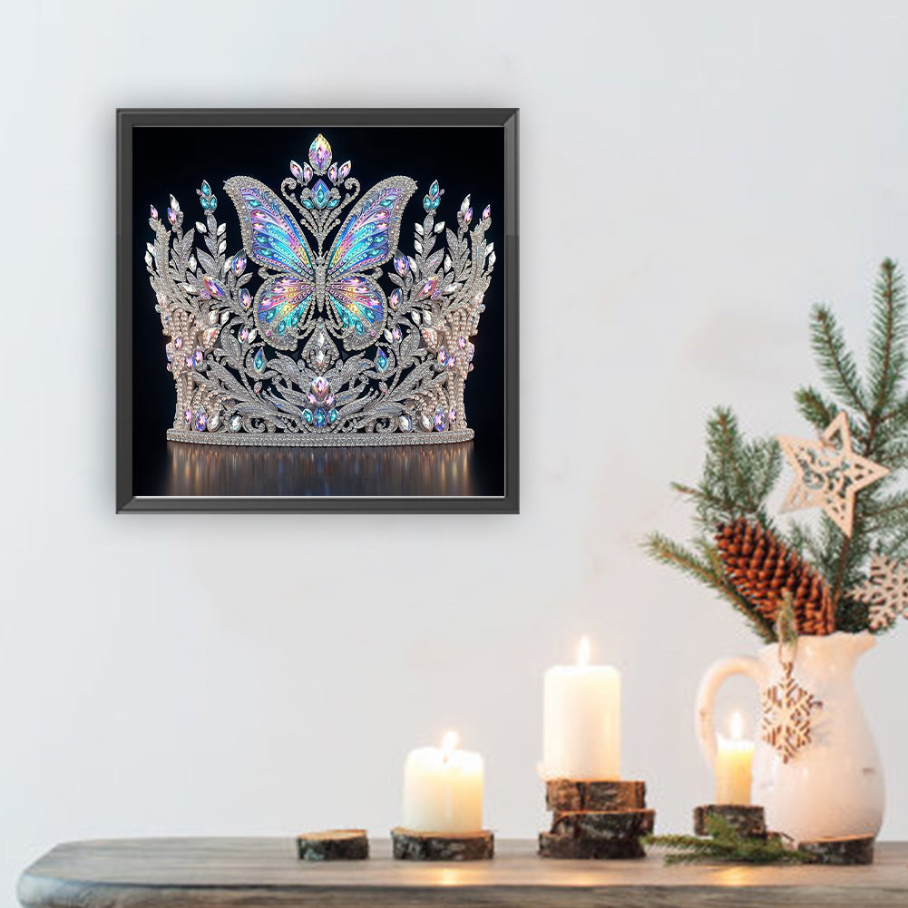 Gorgeous Crown - Special Shaped Drill Diamond Painting 30*30CM