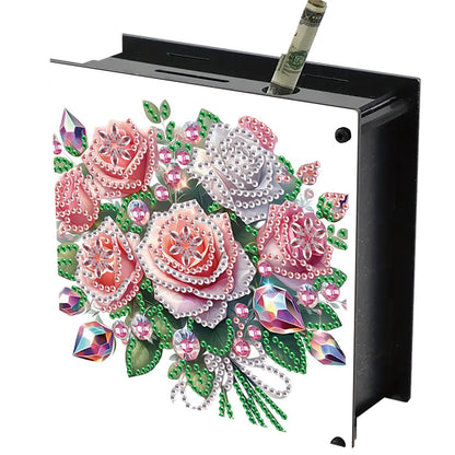 Cat Diamond Painting Money Saving Box Diamond Painting Change Holder Case Decors